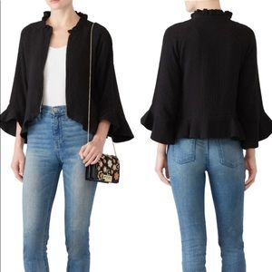 NWT Cupcakes and Cashmere Franklin Ruffle Jacket
